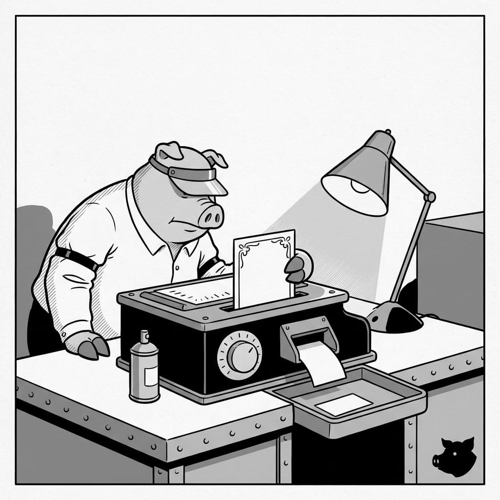 Black-and-white editorial illustration for Enhancv Review Late 2026: The 7-Day Free Plan, Pricing, and ATS Risks