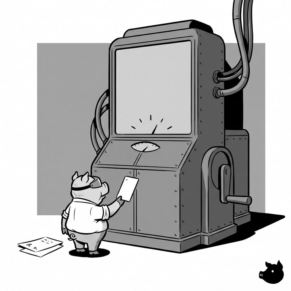 Black-and-white editorial illustration for Mid-August 2026 Job Market: Deciphering the Mixed Signals