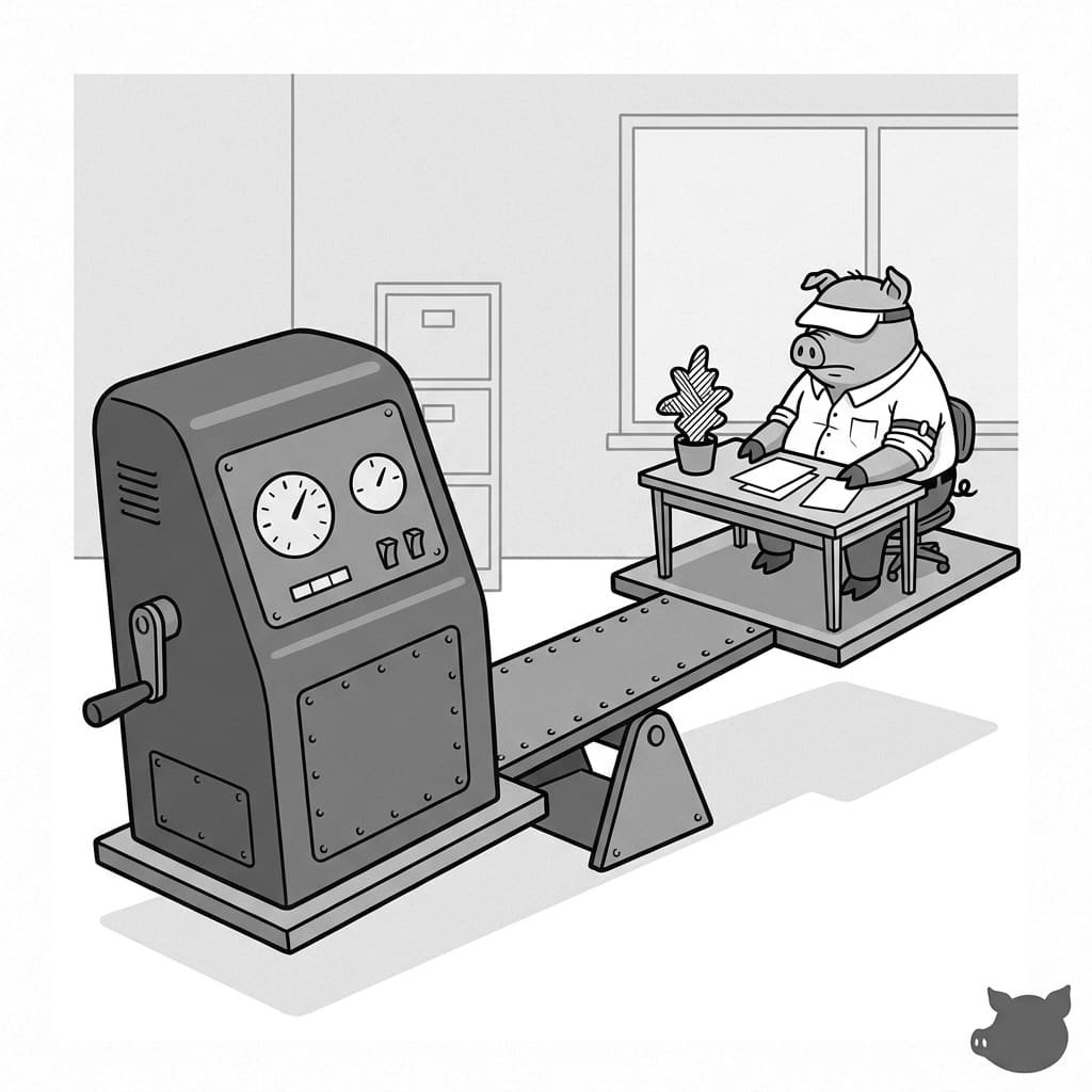 Black-and-white editorial illustration for Navigating 2026 Return-to-Office Mandates Without Losing Flexibility