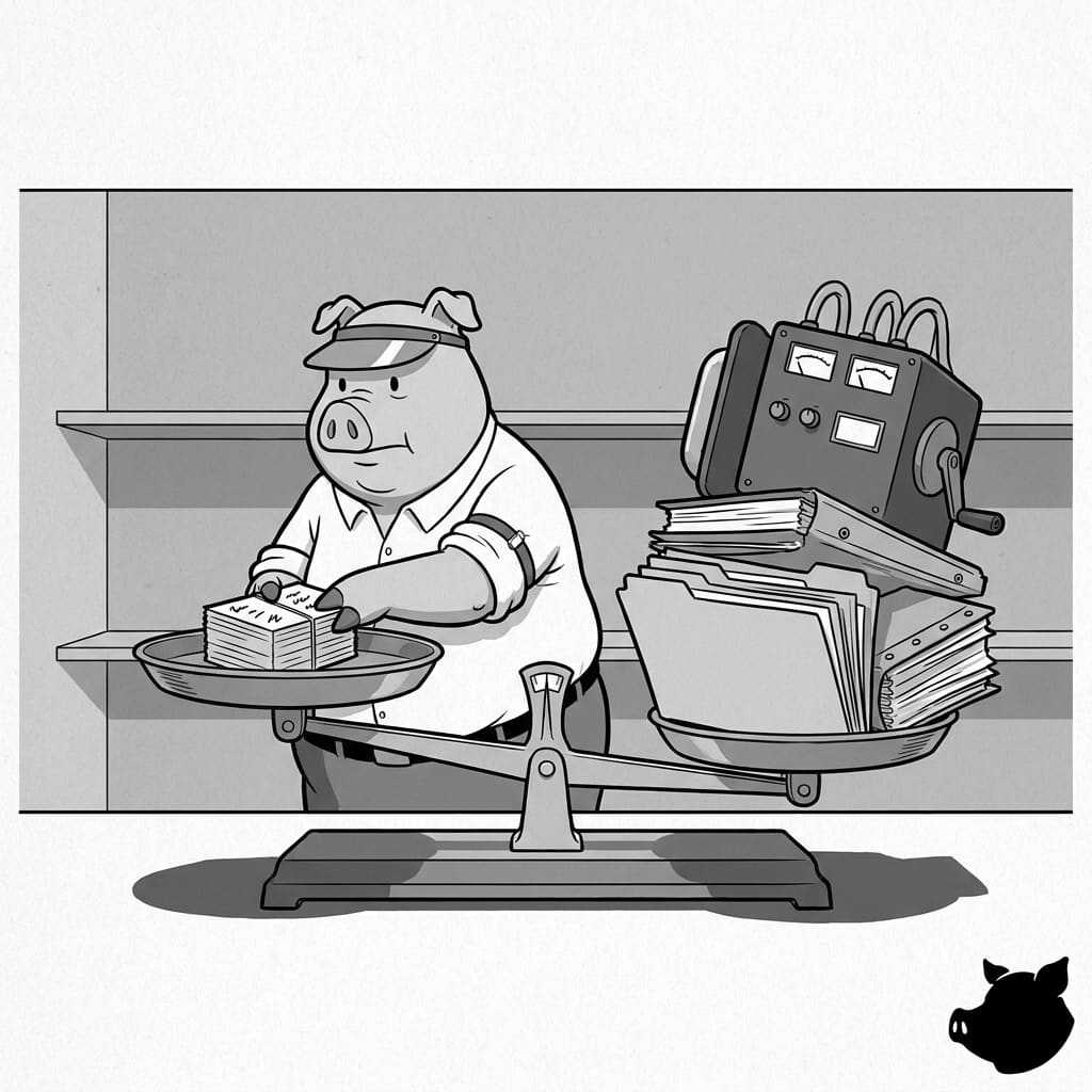 Black-and-white editorial illustration for The 2026 Proof of Work Portfolio: Documenting Skills for Non-Creative Roles